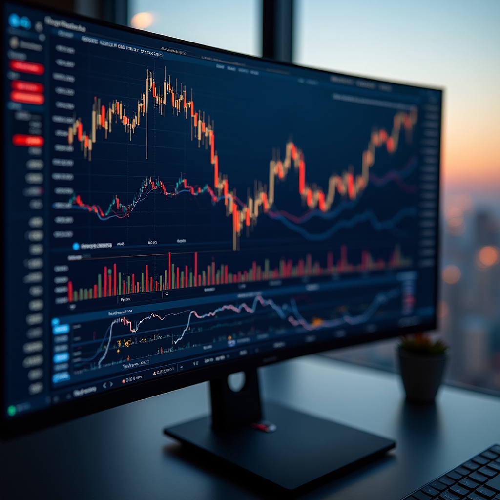 Real-time cryptocurrency trading dashboard with portfolio overview